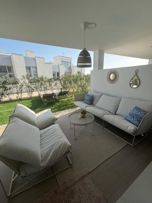Long-Term Rental in Le Mirage, Cancelada – Modern 2-Bedroom Apartment with Private Garden
