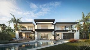 Blume, exclusiva colección boutique de 3 villas contemporáneas a pocos pasos de la playa, en una de las zonas residenciales más exclusivas de Marbella.