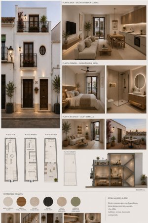 Approved Project to Build an Exclusive Home in Estepona's Old Town