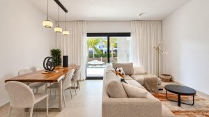 Moderno apartamento de 3 dormitorios en alquiler de larga temporada en Isidora Living, Estepona